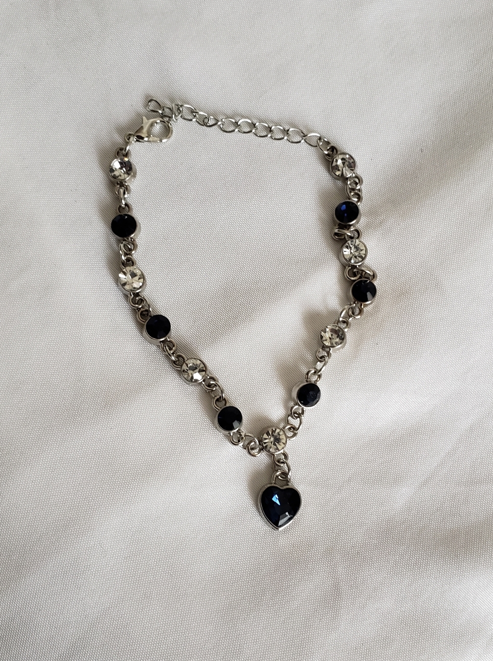 Sapphire Heart Bracelet